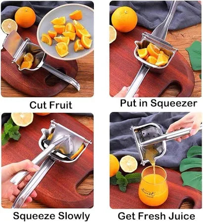 Steel Manual Fruit Hand Juicer