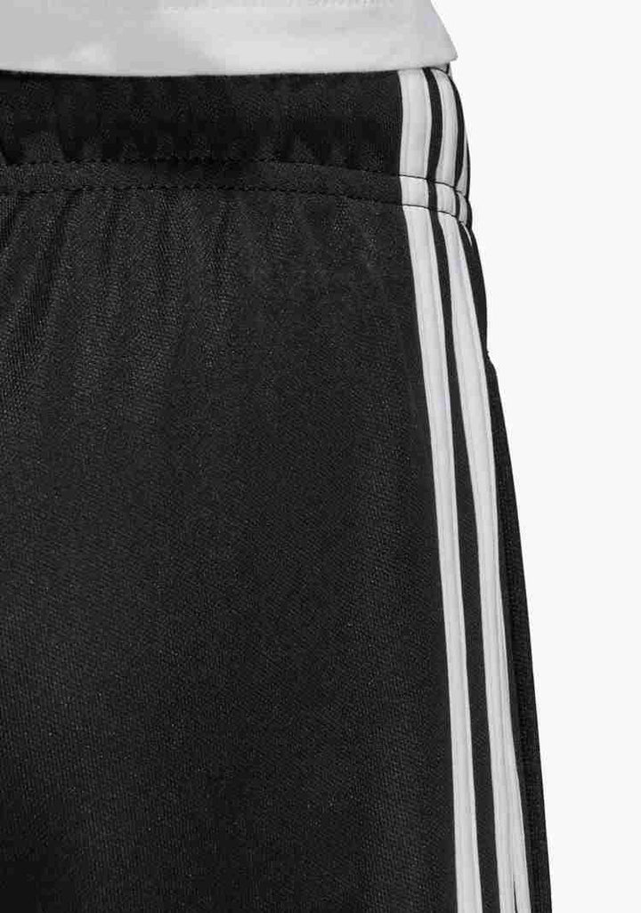 Solid Self Design Black Track Pant