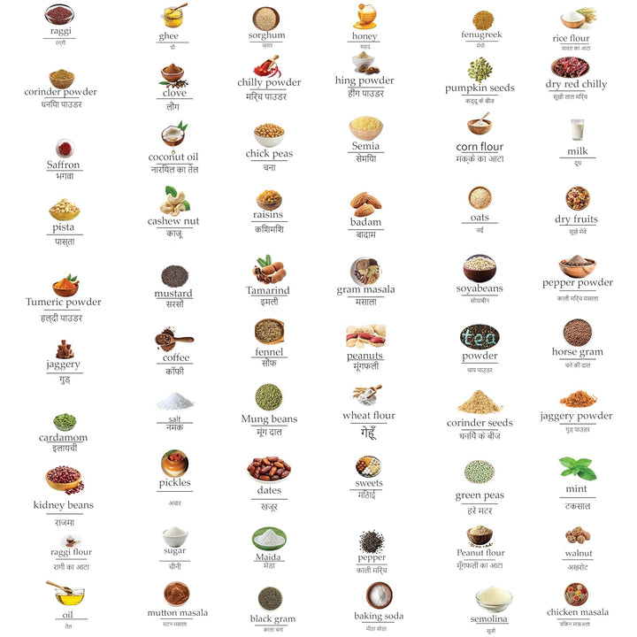 Kitchen Container Sticker Waterproof (60pcs)